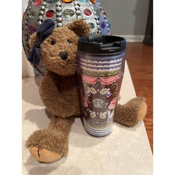 Boyds Bear and Starbucks Tumbler Gift Set - Picture 1 of 10